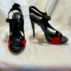 COPY - Black/Red, stiletto size 8.5. Zophie - Sce…